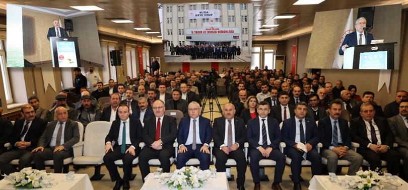 İklim Değişikliği ve Tarımsal Sulamada Su Tasarrufu Bilgilendirme Toplantısı Gerçekleştirildi